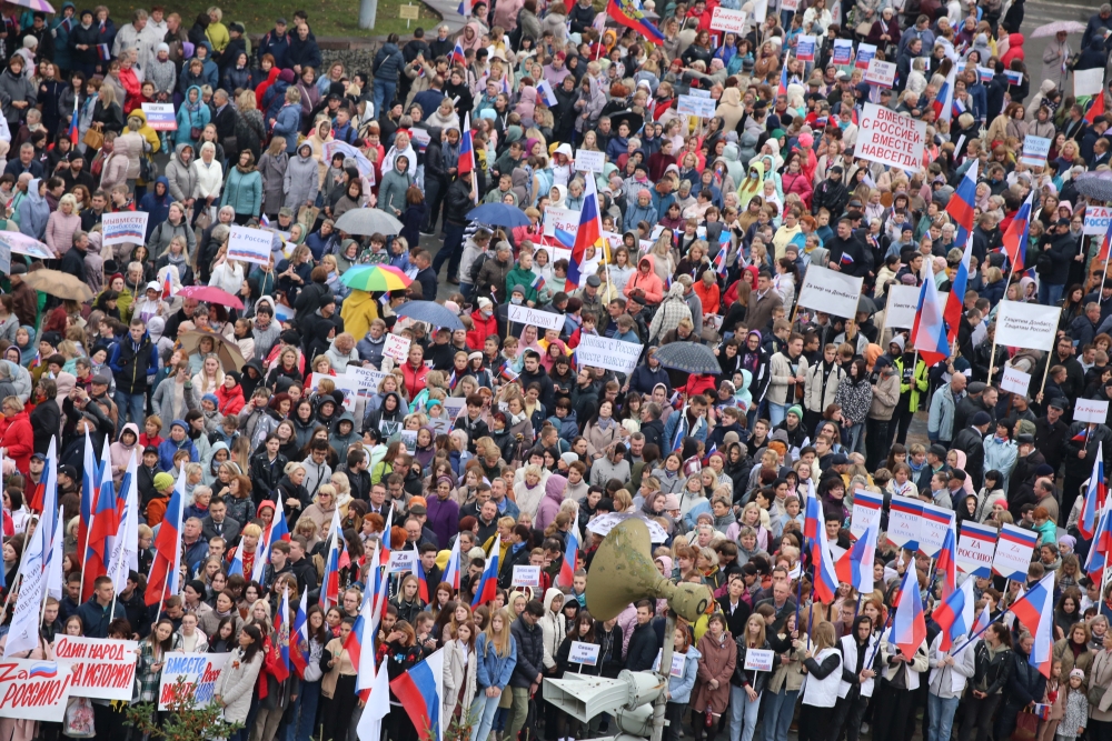 В Орловской области прошли митинги в поддержку референдумов объединения