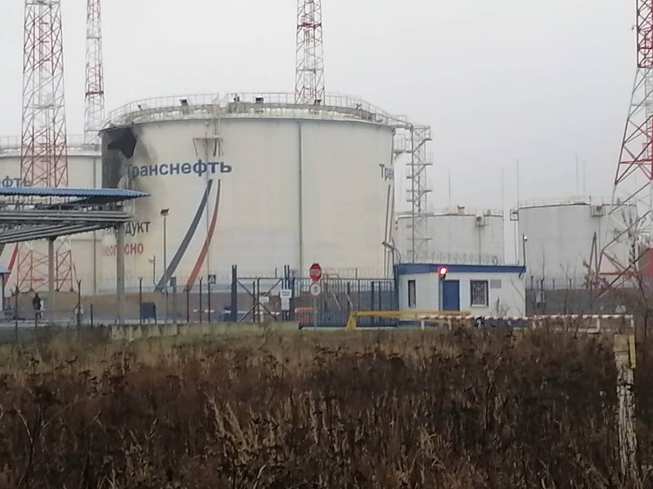 В Орловской области подорвали нефтебазу