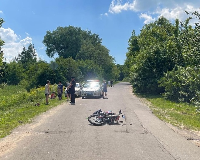 13-летний мотоциклист сбил пожилую орловчанку