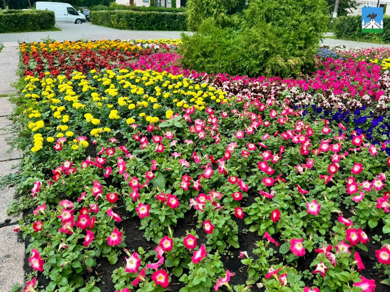 В Орле сквер Танкистов планируют украсить новыми цветами