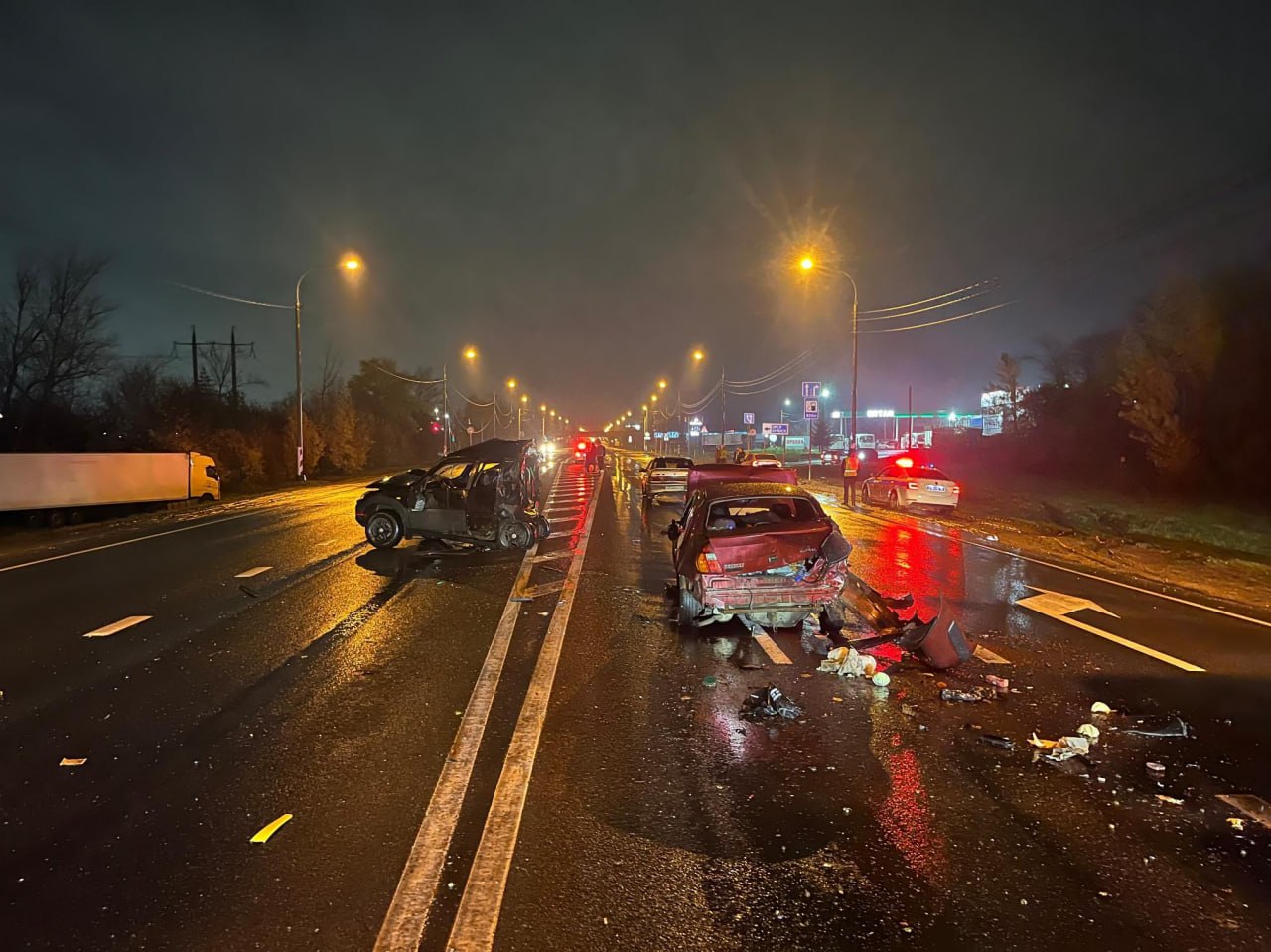 На Орловщине произошло ДТП с пятью автомобилями